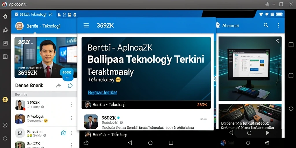 Tampilan antarmuka aplikasi 369ZK yang menarik dan informatif.