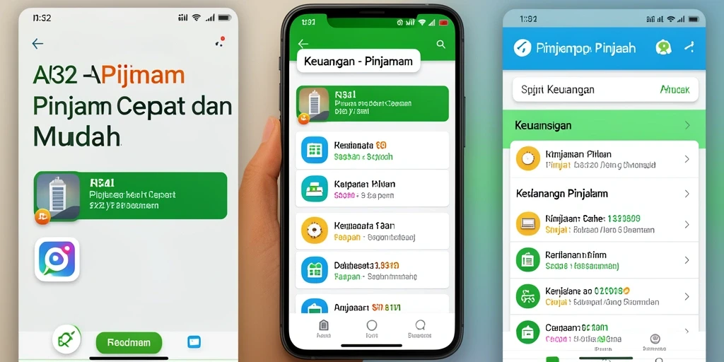Tampilan antarmuka pengguna N32 yang intuitif untuk pengajuan pinjaman.
