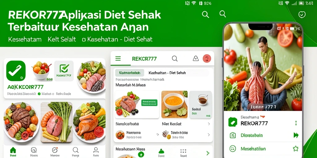 Tampilan antarmuka aplikasi REKOR777 yang menarik dan mudah digunakan.