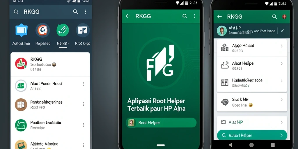 Tampilan antarmuka RKGG yang sederhana dan intuitif.