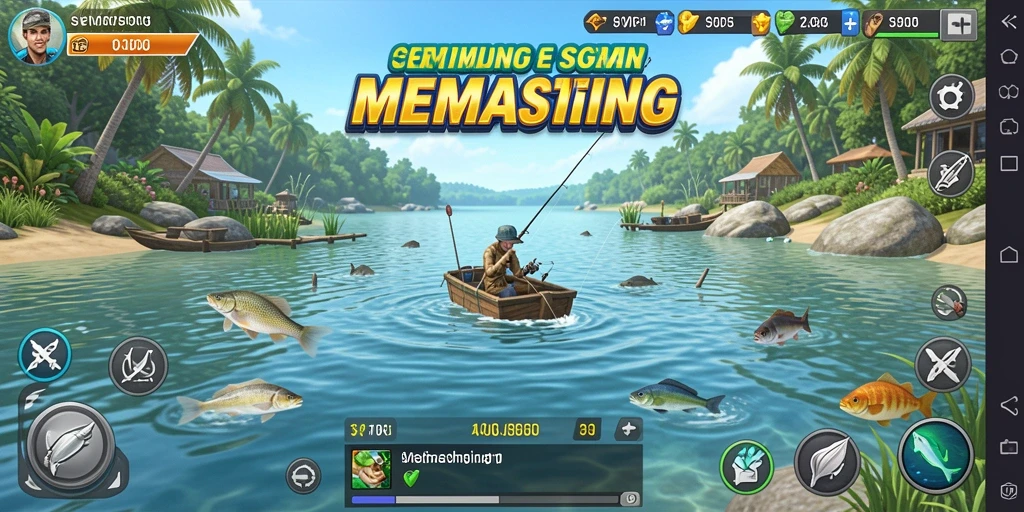 Antarmuka SVIP5 menampilkan pengalaman memancing yang menarik dan realistis.